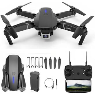 Mob Electro E88 Pro RC Mini Drone Camera Foldable Aerial Photography Quadcopter With Fixed Height And Stiff Remote Control Aircraft