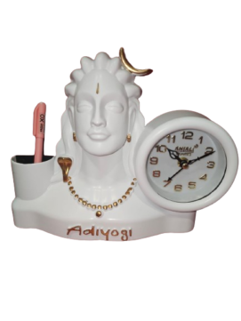Mob Electro Premium Analog Table Clock with Pen stand